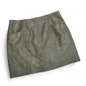Banana Republic Heritage Collection Genuine Leather Pencil Mini Skirt Size 6